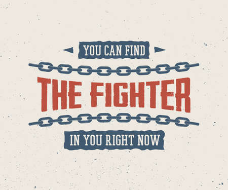 Vintage slogan with motivation. Vector illustrationのイラスト素材