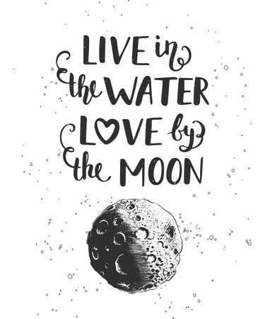 Vector card with hand drawn unique typography design element for greeting cardsのイラスト素材