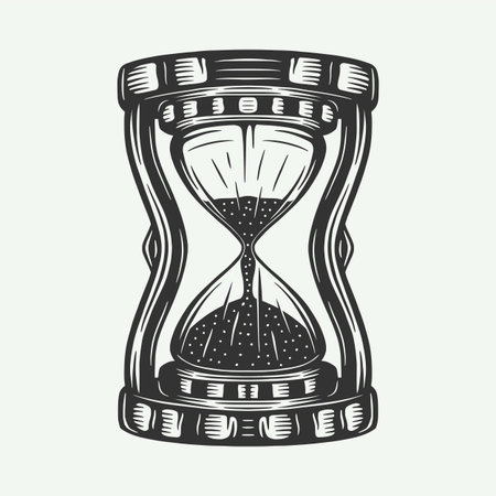 Vintage retro hourglass watches.