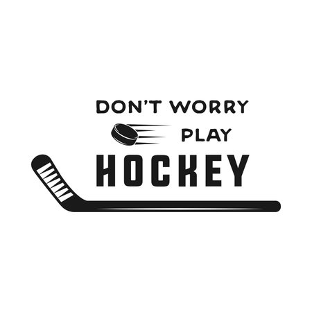 Set of vintage retro winter sport hockey emblem, logo, badge, label. mark, poster or print. Monochrome Graphic Art. Vector Illustration. Engraving styleのイラスト素材