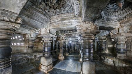 The astonishingly beautiful Keshava Temple in Somnathpur, Karnataka, Indiaのeditorial素材