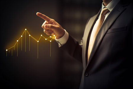 Business growth progress or success conceptの素材
