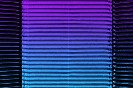 Neon texture background for banner, copy space. Horizontal contrast stripes. Abstract surface. Image...