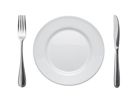 dish and flatwareの写真素材