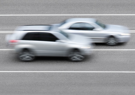 Cars on the roadの写真素材