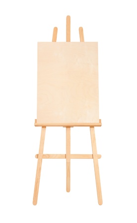 Easel on a white background. Device for drawingの写真素材