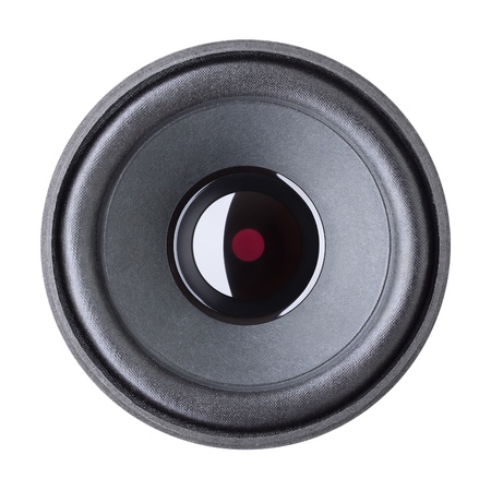 speaker on a white backgroundの写真素材