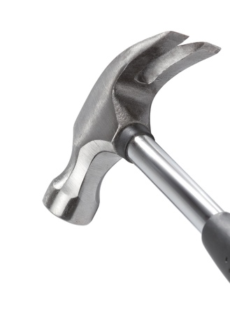 hammer on white backgroundの写真素材