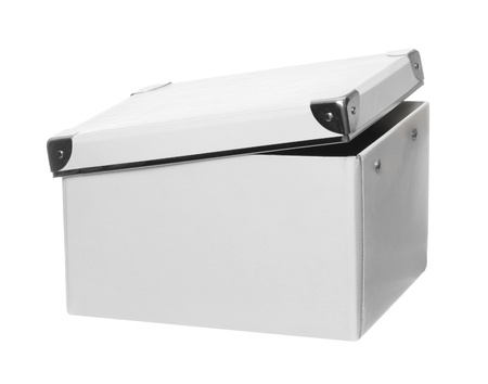 Box on a white backgroundの写真素材