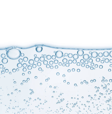 Bubbles in the water. Abstract backgroundの写真素材