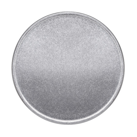 Blank coin or medal on a white backgroundの写真素材