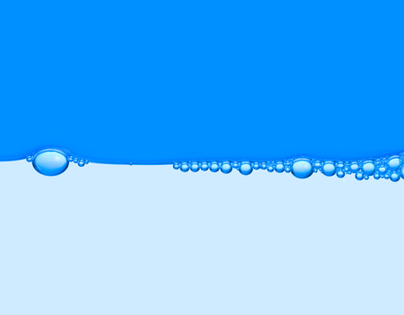 Bubbles in water. Abstract background.の写真素材