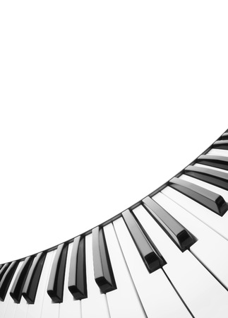 Piano keyboard  Abstract background with a field for textの写真素材