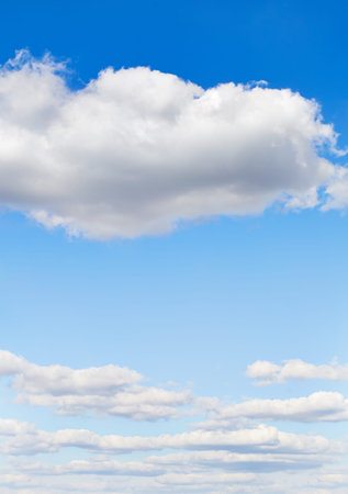 Blue sky with clouds