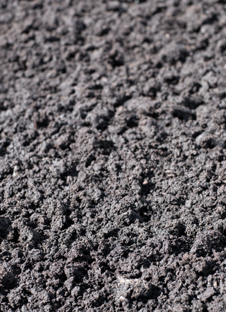 plowed soilの写真素材