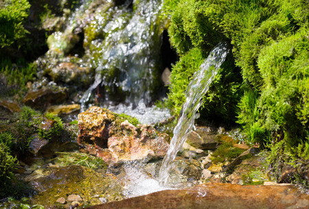 source of spring waterの写真素材