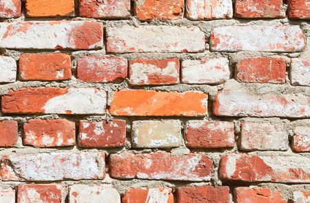 fragment of a brick wallの写真素材