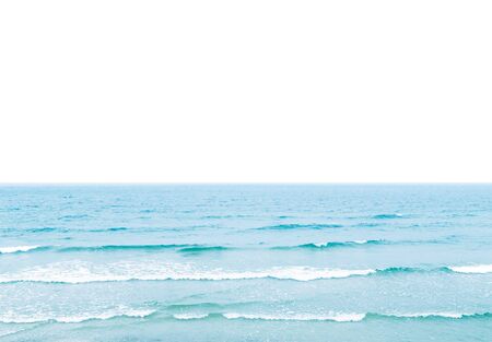 sea with white field for the textの写真素材