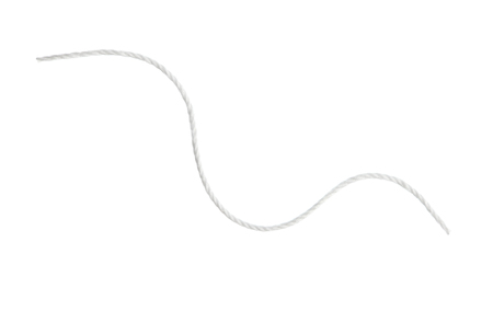White thread on a white backgroundの写真素材