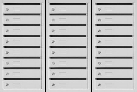 mail boxes, abstract backgroundの写真素材