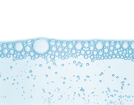 Bubbles in the water. Abstract backgroundの写真素材