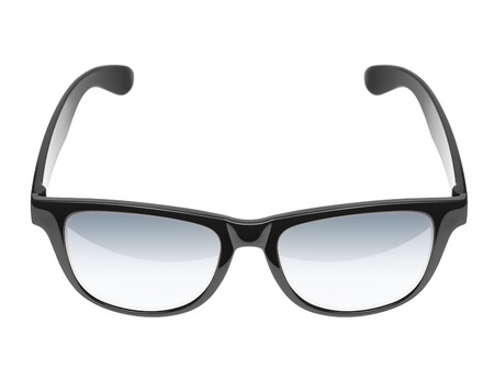 glasses isolated on a white backgroundの写真素材