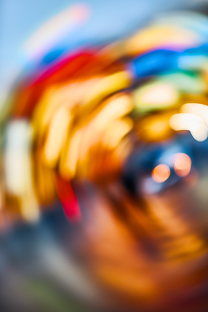 Fragment of urban life. Blurred abstract background.                     の写真素材