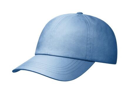 Jeans cap on a white background.の写真素材