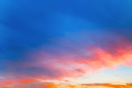 Dramatic sky, abstract background                     の写真素材
