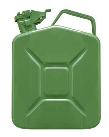 Gas canister isolated on white backgroundの写真素材