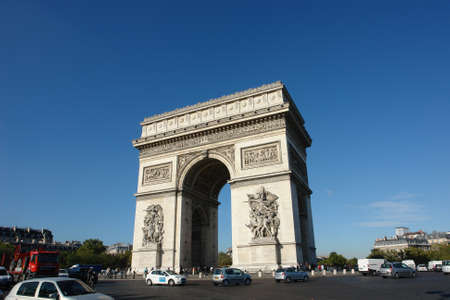 Arc de Triomphe of The Etoile in Parisのeditorial素材
