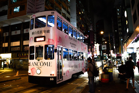 Hong Kong Cable Carのeditorial素材