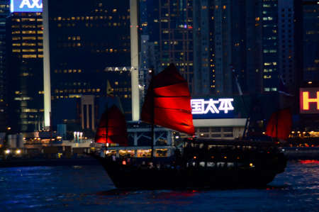 Hong Kong Boatのeditorial素材