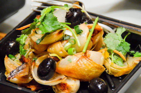 Saute onionsの写真素材