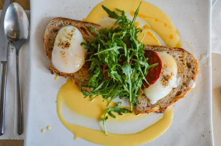 Egg Benedict for breakfast