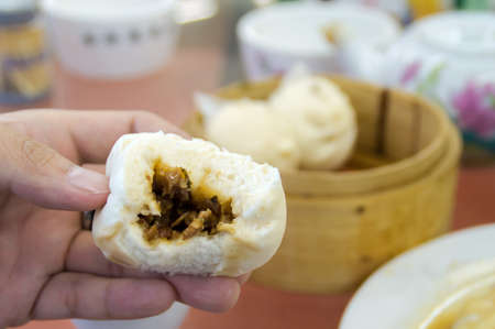 Dim Sum - Char Siew Baoの写真素材