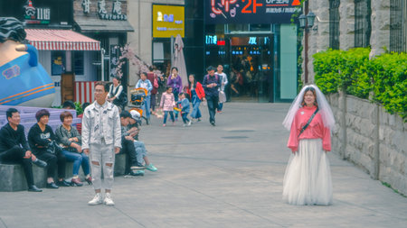 Wedding Photography Shooting at Zhong Shan Road