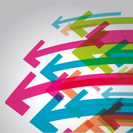 Abstract background with arrows. Vector creation.のイラスト素材