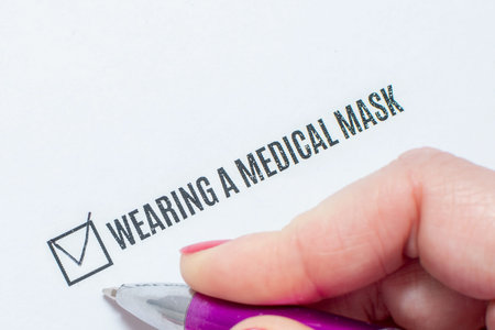 Wearing a medical mask - checked in the questionnaire. Rules of conduct during an epidemic and...