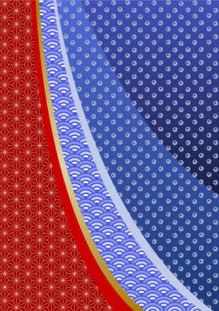 This pattern is a traditional pattern has been used since ancient times in Japan のイラスト素材