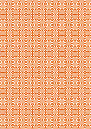 Traditional Japanese flower rhombus pattern