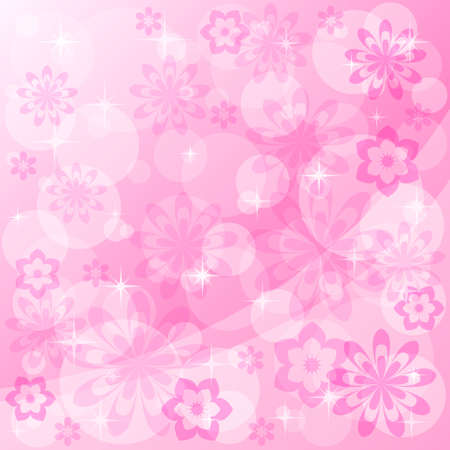 Pink background patternのイラスト素材