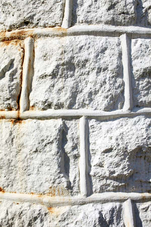 Background of gray stone wall textureの写真素材