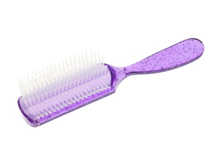 Hairbrush isolated on white background  の写真素材