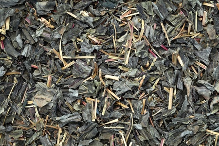 Close up of dry tea leavesの写真素材