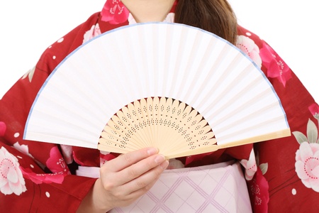 Paper fanの写真素材