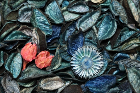 Perfumed potpourri backgroundの写真素材