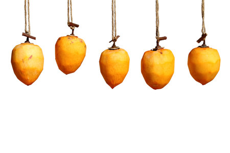 drying persimmon by the sun