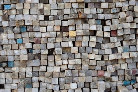 stack of old lumber surface, texture backgroundの写真素材