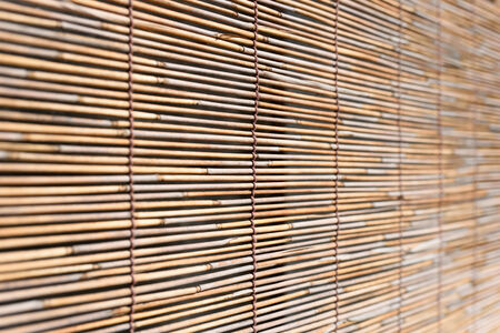 Bamboo curtain for use as nature background の写真素材